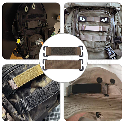 Molle Patch Panel with Laser Cutting Loop, Molle Patch Display Holder for  Backpack,6X3.2 Mini Patch Board Include American Flag Patch(Green)
