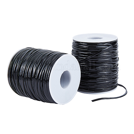 Pandahall 2 rollos 100m cordón de plástico 2.3mm cordón para joyería artesanía fabricación de pulseras OCOR-PH0003-68B-1