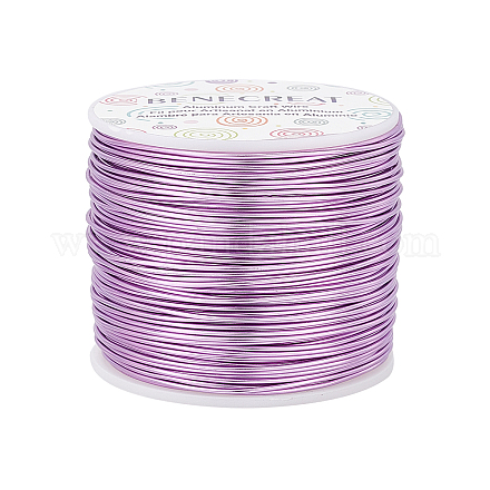 丸アルミ線  紫色のメディア  17ゲージ  1.2mm  約380.57フィート（116m）/ロール AW-BC0001-1.2mm-23-1