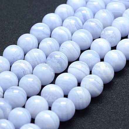 Natürlichen blauen Spitze Achat Perlen Stränge G-P342-04-12mm-AB+-1