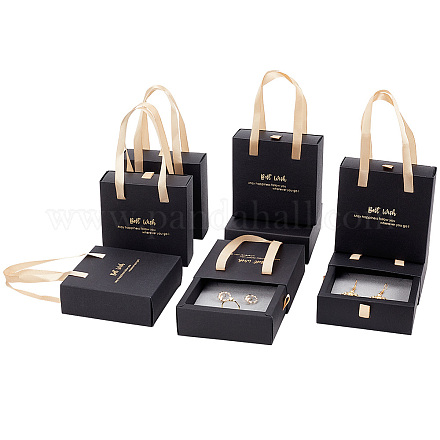 Ph pandahall 8 confezione regalo per gioielli CON-PH0002-79B-1