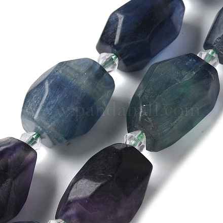 Natürlichen Fluorit Perlen Stränge G-H095-A06-01-1