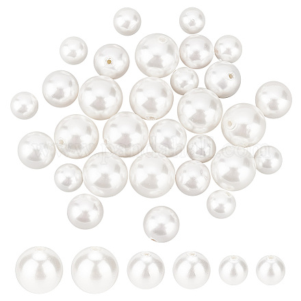 Pandahall elite 30 Uds 3 tamaños cuentas de perlas de concha BSHE-PH0001-21-1
