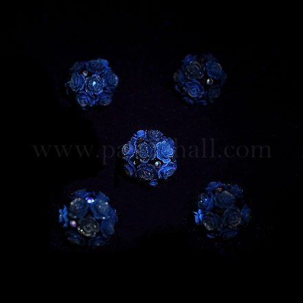Perles de strass en argile polymère faites à la main en acrylique FIND-Z036-01F-1
