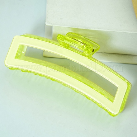 Rectangle PVC Big Claw Hair Clips PW23031362730-1