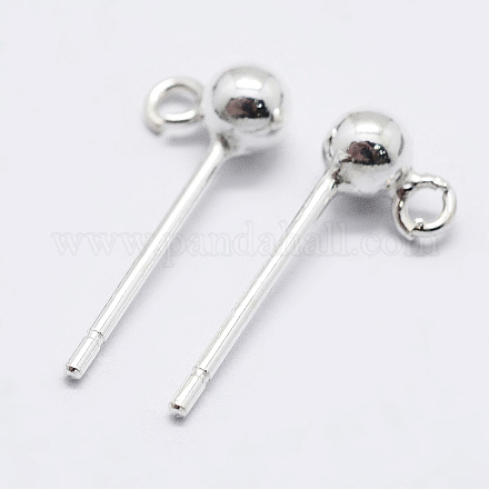 Danlingjewelry 925 фурнитура для сережек из стерлингового серебра STER-DL0001-02-1