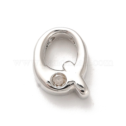 Стойки обшивки латунь кубического циркония бусы KK-L210-008P-Q-1