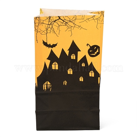Halloween Thema Kraftpapiertüten CARB-H030-A07-1