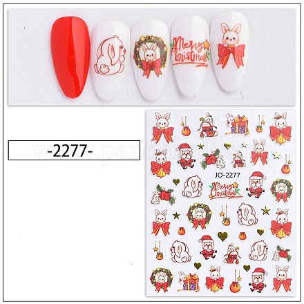 Adesivi per nail art a tema natalizio MRMJ-N033-2277-1