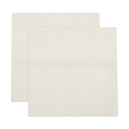 布で覆われたnbeadsDIYパンチ針フレーム  DIYクラフトステッチアップリケ装飾用  バリーウッド  25x25cm DIY-NB0005-06A-1