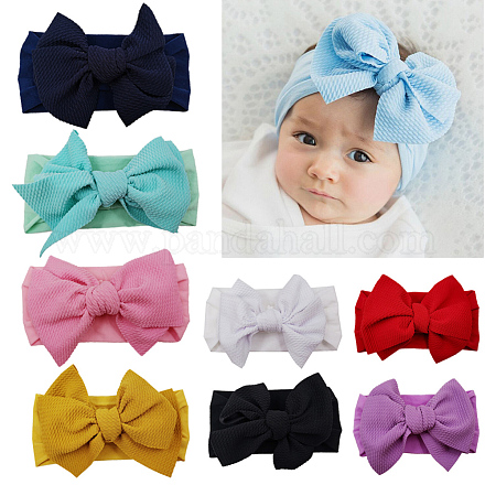 Nylon Elastic Baby Headbands OHAR-S197-062-1