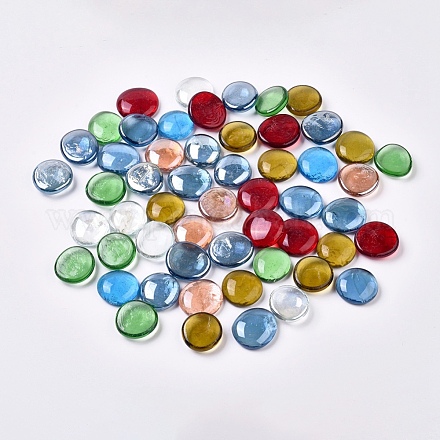 Transparent Glass Cabochons GLAA-WH0015-21G-1