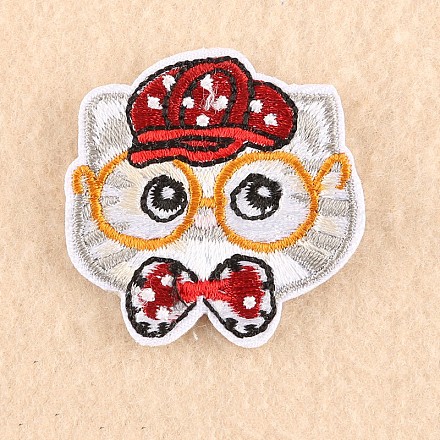 Computerized Embroidery Cloth Iron on/Sew on Patches DIY-F030-16E-1