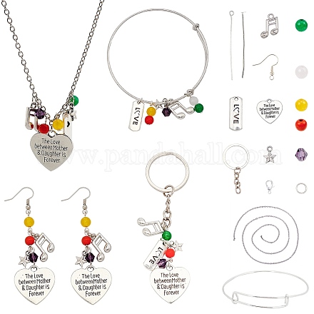 DIY Mother's Day Jewelry Sets Making Kits DIY-SC0012-16-1