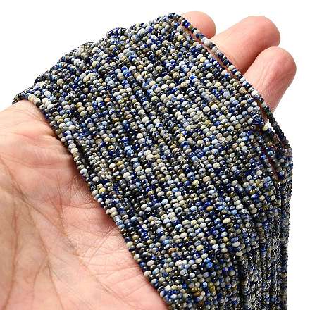 Natürlicher Lapislazuli Perlenstränge&nbsp;G-RM2025-D04-A-1