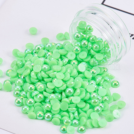 Cabujones de perlas de imitación de plástico ABS MRMJ-T021-4mm-06-1