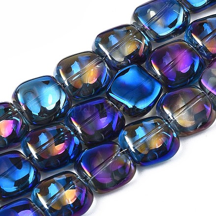 Perles en verre plaquent brin&nbsp;EGLA-S188-21-B01-1