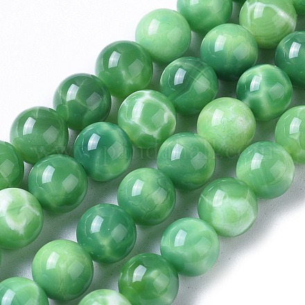 Natural Peacock Agate Beads Strands G-I259-09D-1