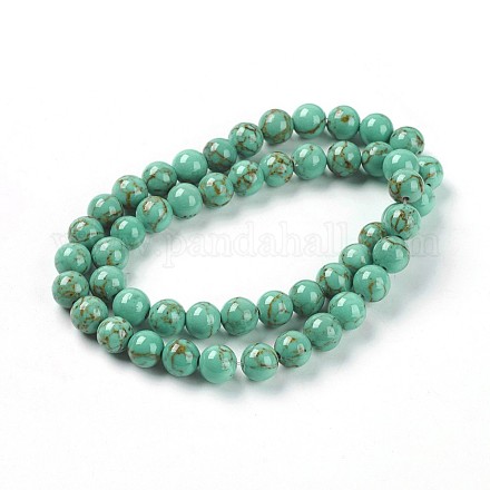 Perles de turquoise synthétique X-G-H1146-1-1