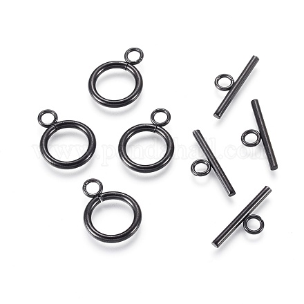 304 Stainless Steel Toggle Clasps STAS-F232-04-B-1