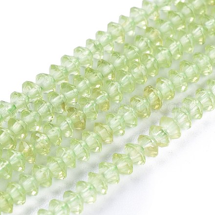 Chapelets de perles en péridot naturel G-E560-R07-01-1