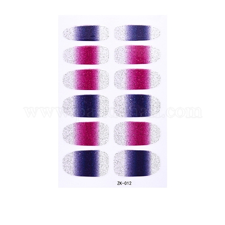Full-Cover-Farbverlauf umhüllt Nagellack-Sticker MRMJ-T078-ZK-012-1