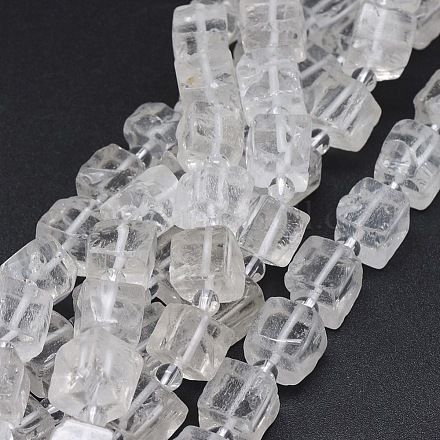 Granos de cristal de cuarzo natural hebras G-O173-051-1