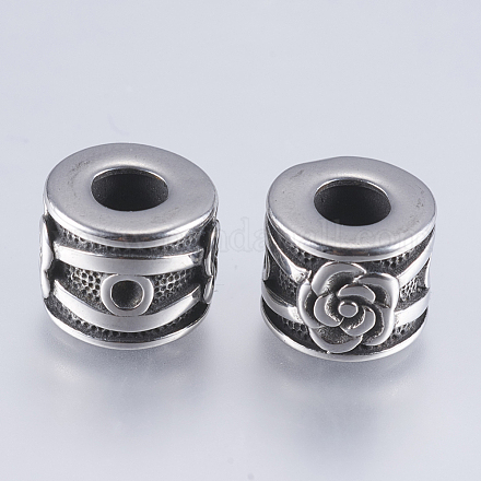 304 perline europei in acciaio inox STAS-I072-022AS-1
