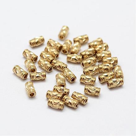 Perles ondulées en laiton KK-P095-31-1