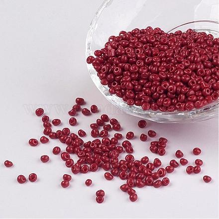 Opaque Glass Seed Beads X-SEED-R032-A09-1