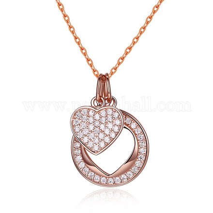 925 Sterling Silver Pendant Necklaces NJEW-BB30043-B-1