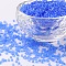 (Repacking Service Available) Glass Seed Beads, Transparent, Round, LiGoht Blue, 12/0, 2mm, Hole: 1mm, about 12G/bag