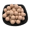 Silicone Beads, Round, PeachPuff, 15mm, Hole: 2mm