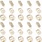 WADORN 30pcs Single Prong Buckles, 3 Styles Oval Center Bar Belt Buckle Metal Hardware Clip Clasp Buckles Square Center Bar Buckles Rhinestone Tri-Glide Slide Buckles, Leather Craft Accessories