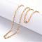 Ion Plating(IP) 304 Stainless Steel Necklace, Cable Chains, with Lobster Clasps, Golden, 23.6 inch(600mm), 3mm
