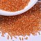 MIYUKI Delica Beads, Cylinder, Japanese Seed Beads, 11/0, (DB1887) Transparent Orange Luster, 1.3x1.6mm, Hole: 0.8mm, about 2000pcs/10g