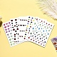 Nail Art Stickers Decals MRMJ-R090-31-M-1