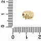 Бусины из латуни с микропаве из кубического циркония KK-F889-01G-07-3
