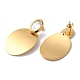 Orecchini a bottone in acciaio inossidabile da donna&nbsp;EJEW-C110-05G-2