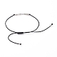 Unisex Adjustable Morse Code Bracelets BJEW-JB05011-05-4