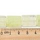 Fili di perle di vetro di pietra di anguria gialla G-M420-G06-01-5