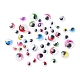 7 стиль плоские круглые пластиковые цвета шевелятся пуговицами с глазами KY-YW0001-13-5
