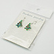 Fashion Earrings for Christmas EJEW-JE00367-01-3