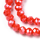 Chapelets de perles en verre électroplaqué X1-EGLA-A034-P6mm-A10-2