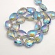 Electroplate Crystal Glass Teardrop Beads Strands EGLA-F067B-05-2
