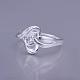 Laiton exquis anneaux coeur de zircone cubique doigt pour les femmes RJEW-BB13091-8-7