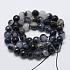 Natural Agate Crystal Beads Strands G-L084-8mm-21-3