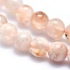 Chapelets de perles en agate naturelle de fleurs de cerisier G-I213-23-6mm-3