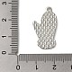 Подвески из сплава с эмалью на зимнюю тематику ENAM-M002-05E-P-3