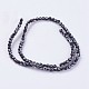 Chapelets de perles vernissées manuelles LAMP-J089-B05-2